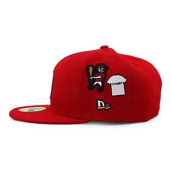 MLBコラボ ニューエラ キャップ 59FIFTY ジョーフレッシュグッズ ナショナルズ COLLABO CAP RED NEW ERA