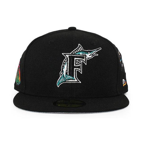 MLBコラボ  ニューエラ キャップ 59FIFTY ジョーフレッシュグッズ フロリダ マーリンズ  COLLABO FITTED CAP BLACK  NEW ERA JOE FRESHGOODS FLORIDA MARLINS