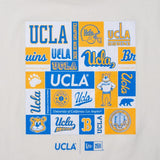 ニューエラ Tシャツ UCLA ブルーインズ【MIX LOGO LOGO COTTON T-SHIRT/OFF WHITE】NEW ERA UCLA BRUINS