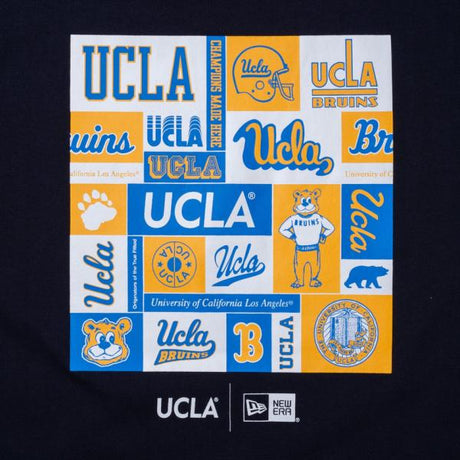 ニューエラ Tシャツ UCLA ブルーインズ【MIX LOGO LOGO COTTON T-SHIRT/NAVY】NEW ERA UCLA BRUINS