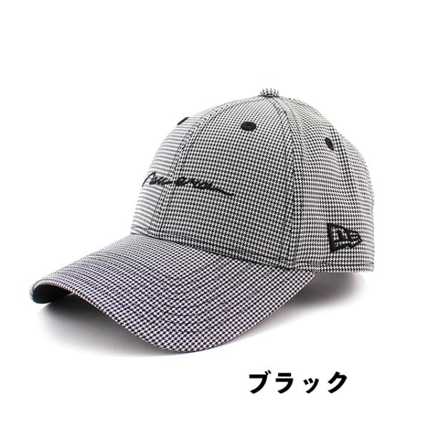 女性用 ニューエラ ゴルフ キャップ 9FORTY WOMEN'S HOUNDSTOOTH STRAPBACK CAP NEW ERA