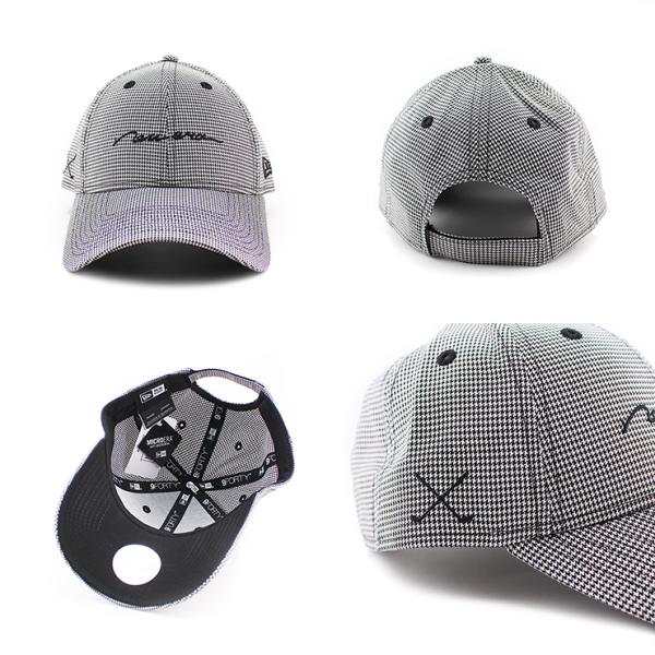 女性用 ニューエラ ゴルフ キャップ 9FORTY WOMEN'S HOUNDSTOOTH STRAPBACK CAP NEW ERA