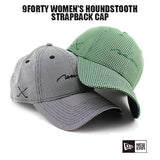 女性用 ニューエラ ゴルフ キャップ 9FORTY WOMEN'S HOUNDSTOOTH STRAPBACK CAP NEW ERA