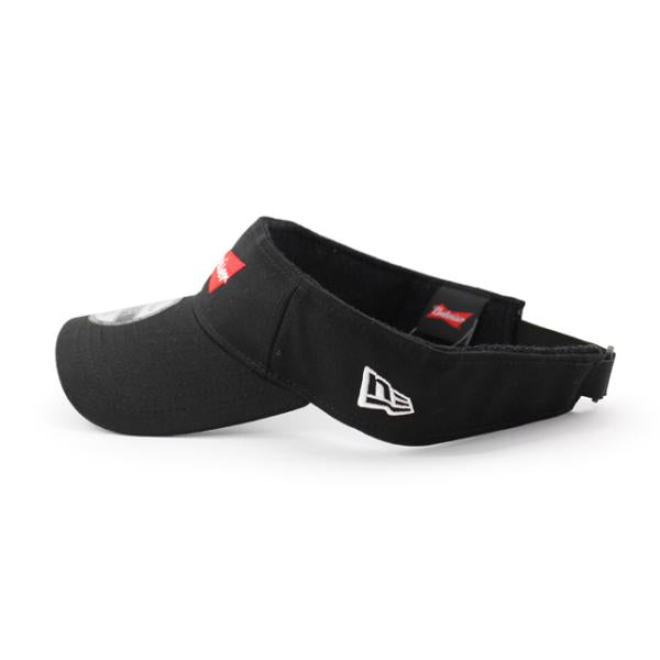 ニューエラ サンバイザー バドワイザー BUDWEISER LABEL LOGO SUN VISOR VELCRO STRAP NEW ERA