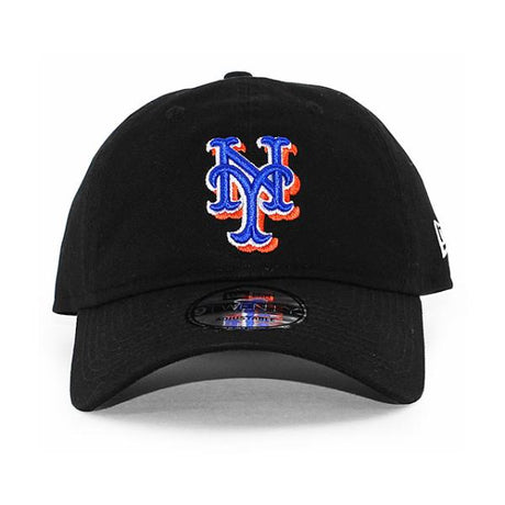ニューエラ キャップ 9TWENTY ニューヨーク メッツ MLB WASHED COTTON STRAPBACK CAP BLACK NEW ERA NEW YORK METS