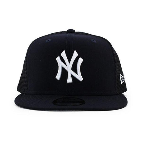 ニューエラ キャップ 9FIFTY ニューヨーク ヤンキース MLB TEAM BASIC TRUCKER MESH CAP NAVY NEW ERA NEW YORK YANKEES
