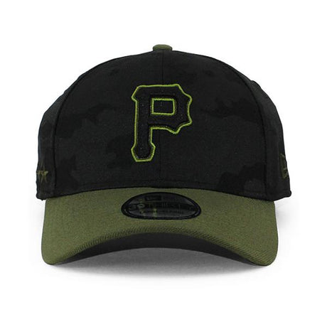 ニューエラ キャップ 39THIRTY ピッツバーグ パイレーツ MLB ALTERNATE-3 TEAM CLASSIC FLEX FIT CAP BLACK CAMO NEW ERA PITTSBURGH PIRATES