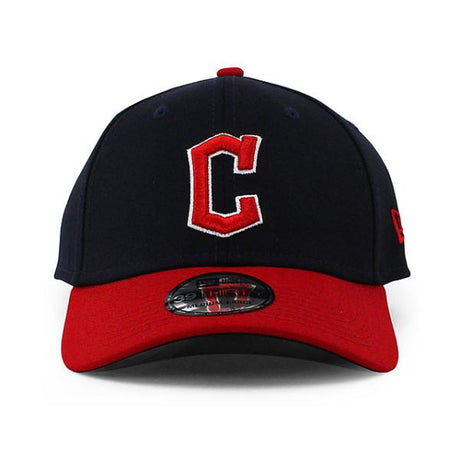 ニューエラ キャップ 39THIRTY クリーブランド ガーディアンズ MLB HOME TEAM CLASSIC FLEX FIT CAP NAVY RED