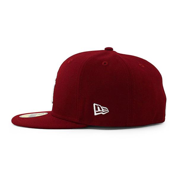 ニューエラ キャップ 59FIFTY ニューヨーク ヤンキース MLB TEAM BASIC FITTED CAP CARDINAL