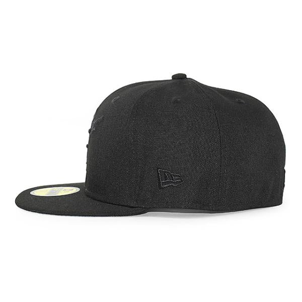 ニューエラ キャップ 59FIFTY フロリダ マーリンズ MLB COOPERSTOWN BLACKOUT FITTED CAP