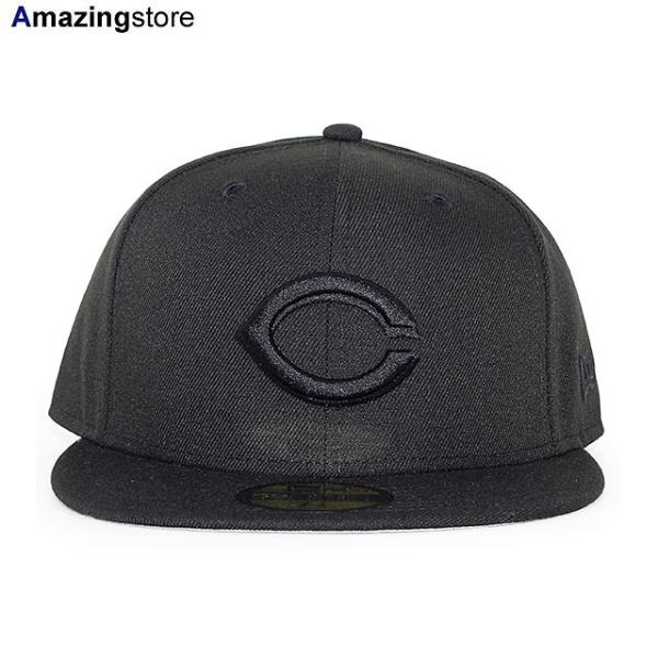 ニューエラ キャップ 59FIFTY シンシナティ レッズ MLB BLACKOUT FITTED CAP