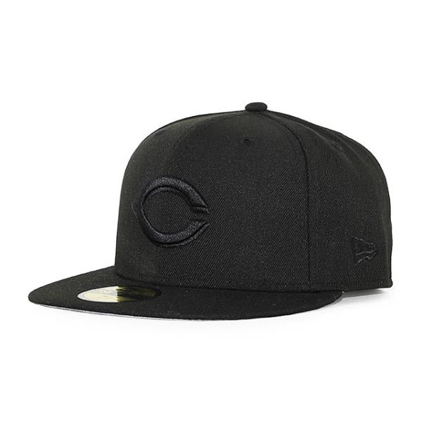 ニューエラ キャップ 59FIFTY シンシナティ レッズ MLB BLACKOUT FITTED CAP