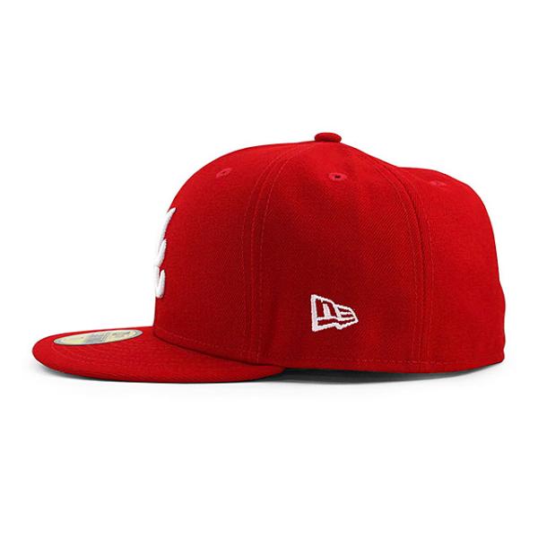 ニューエラ キャップ 59FIFTY アトランタ ブレーブス MLB TEAM BASIC FITTED CAP RED