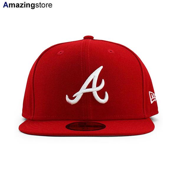 ニューエラ キャップ 59FIFTY アトランタ ブレーブス MLB TEAM BASIC FITTED CAP RED