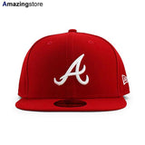 ニューエラ キャップ 59FIFTY アトランタ ブレーブス MLB TEAM BASIC FITTED CAP RED