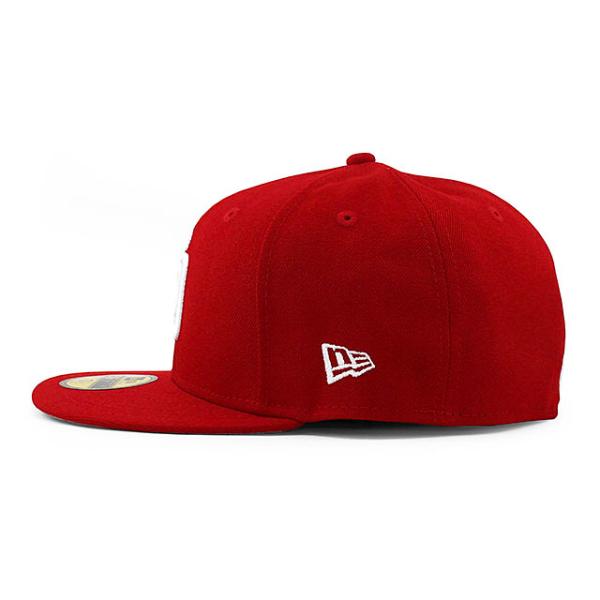 ニューエラ キャップ 59FIFTY サンディエゴ パドレス MLB TEAM BASIC FITTED CAP RED WHITE NEW ERA SAN DIEGO PADRES