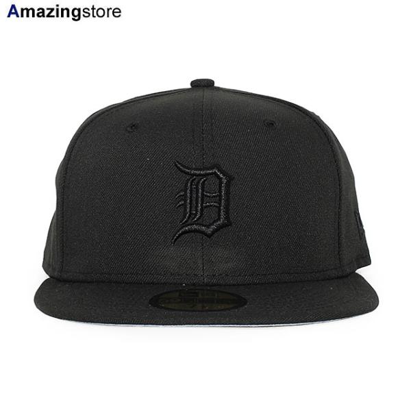 ニューエラ キャップ 59FIFTY デトロイト タイガース MLB BLACKOUT FITTED CAP