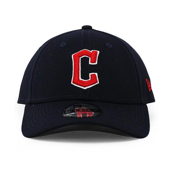 ニューエラ キャップ 9FORTY クリーブランド ガーディアンズ MLB THE LEAGUE ROAD ADJUSTABLE CAP NAVY
