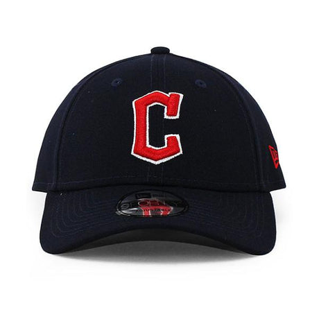 ニューエラ キャップ 9FORTY クリーブランド ガーディアンズ MLB THE LEAGUE ROAD ADJUSTABLE CAP NAVY