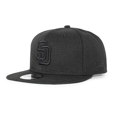 ニューエラ キャップ 9FIFTY スナップバック サンディエゴ パドレス MLB TEAM BASIC SNAPBACK CAP BLACKOUT