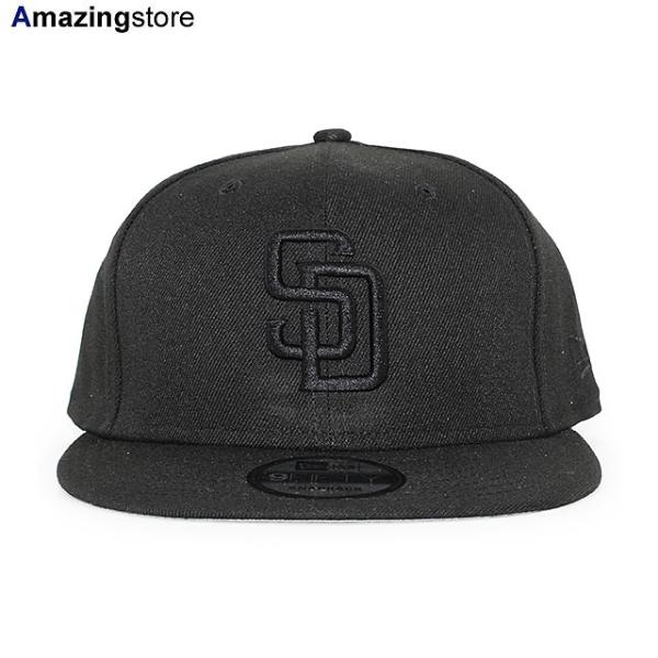 ニューエラ キャップ 9FIFTY スナップバック サンディエゴ パドレス MLB TEAM BASIC SNAPBACK CAP BLACKOUT