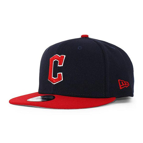 ニューエラ キャップ 9FIFTY クリーブランド ガーディアンズ MLB TEAM BASIC SNAPBACK CAP NAVY