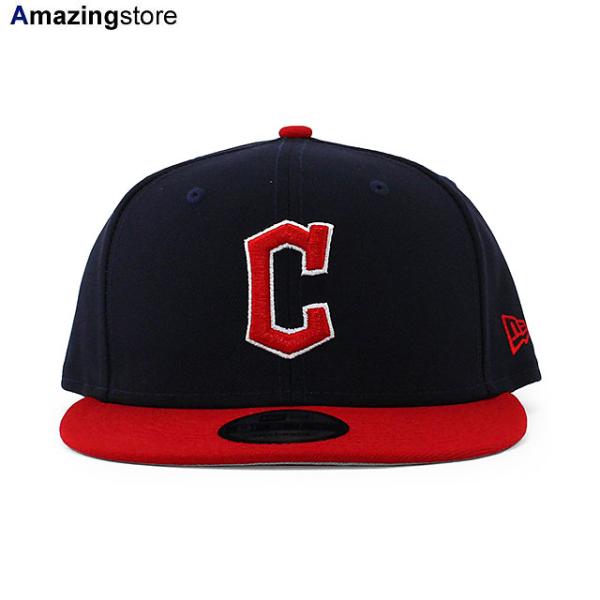 ニューエラ キャップ 9FIFTY クリーブランド ガーディアンズ MLB TEAM BASIC SNAPBACK CAP NAVY
