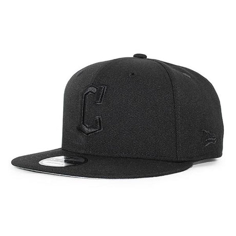 ニューエラ キャップ 9FIFTY クリーブランド ガーディアンズ MLB TEAM BASIC SNAPBACK CAP BLACKOUT
