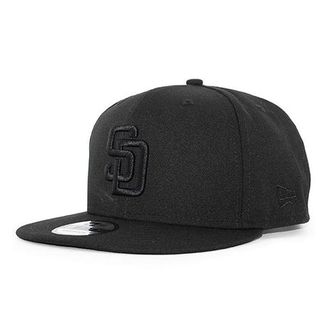 ニューエラ キャップ 9FIFTY サンディエゴ パドレス  MLB TEAM-BASIC SNAPBACK CAP BLACKOUT  NEW ERA SAN DIEGO PADRES