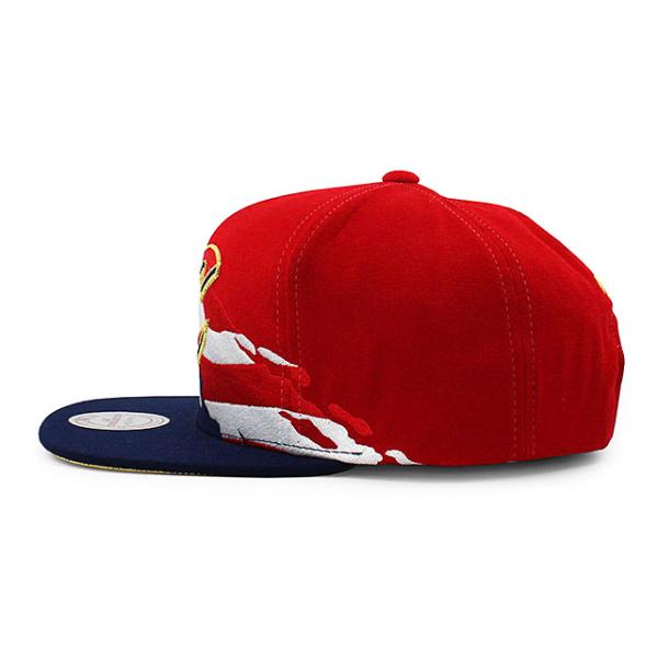 ミッチェル&ネス スナップバック クリーブランド キャバリアーズ  NBA BRUSHED FLAG SNAPBACK CAP RED-NAVY  MITCHELL&NESS CLEVELAND CAVALIERS