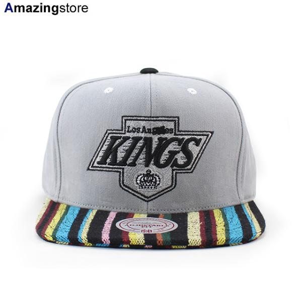 ミッチェル&ネス スナップバック ロサンゼルス キングス NHL NATIVE-STRIPE SNAPBACK GREY MULTI MITCHELL&NESS LOS ANGELES KINGS