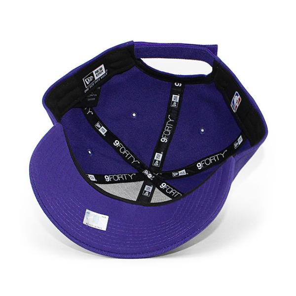 ニューエラ キャップ 9FORTY フェニックス サンズ NBA THE LEAGUE ADJUSTABLE CAP PURPLE