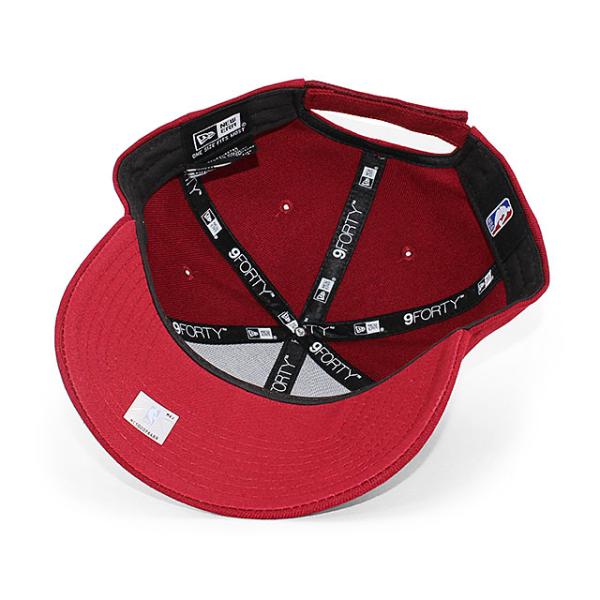 ニューエラ キャップ 9FORTY クリーブランド キャバリアーズ  NBA THE LEAGUE ADJUSTABLE CAP BURGUNDY  NEW ERA CLEVELAND CAVALIERS