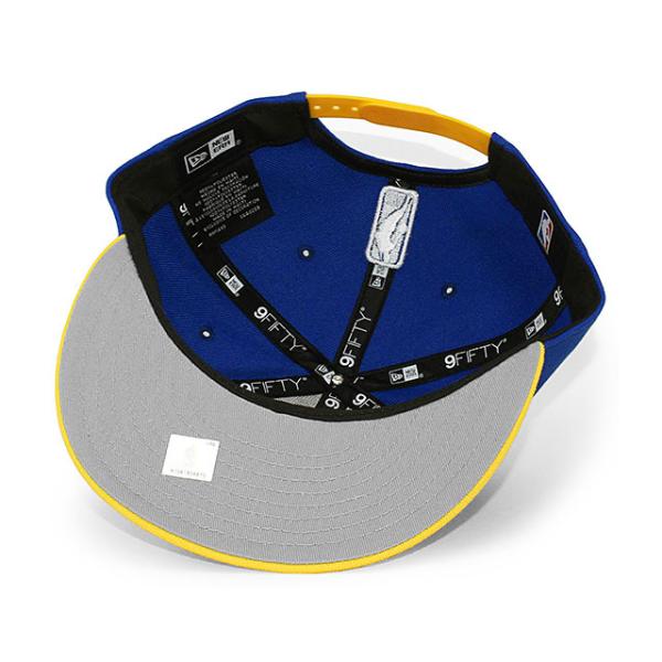 ニューエラ キャップ 9FIFTY ゴールデンステイト ウォリアーズ NBA 2T TEAM BASIC SNAPBACK CAP BLUE