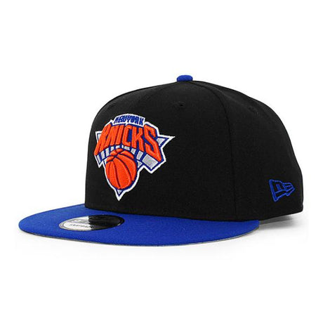 ニューエラ キャップ 9FIFTY スナップバック ニューヨーク ニックス NBA TEAM BASIC SNAPBACK CAP BLACK-BLUE