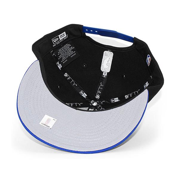 ニューエラ キャップ 9FIFTY スナップバック ニューヨーク ニックス NBA TEAM BASIC SNAPBACK CAP BLACK-BLUE