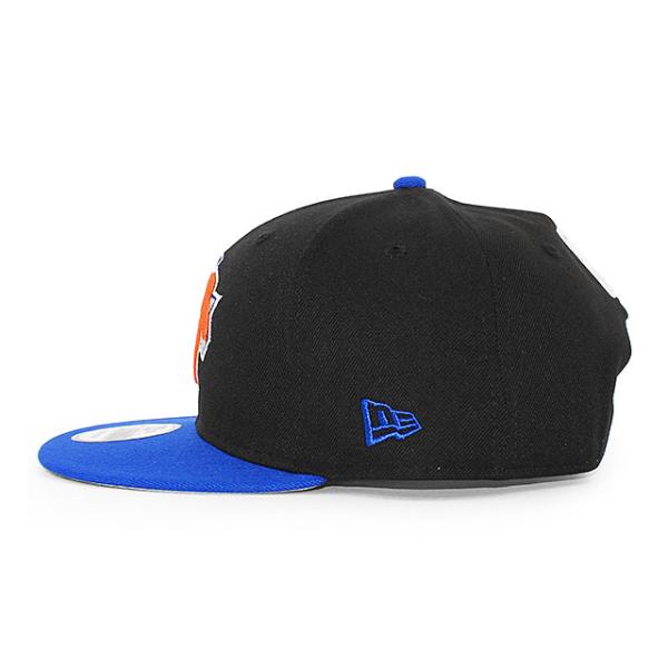 ニューエラ キャップ 9FIFTY スナップバック ニューヨーク ニックス NBA TEAM BASIC SNAPBACK CAP BLACK-BLUE