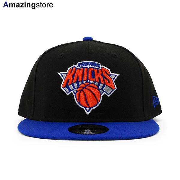 ニューエラ キャップ 9FIFTY スナップバック ニューヨーク ニックス NBA TEAM BASIC SNAPBACK CAP BLACK-BLUE