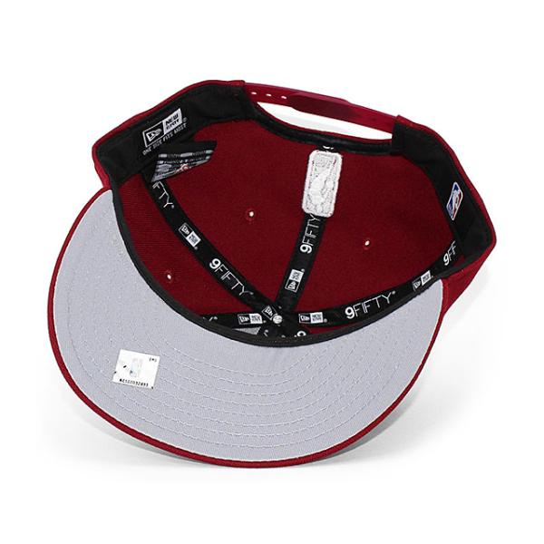 ニューエラ キャップ 9FIFTY クリーブランド キャバリアーズ NBA TEAM BASIC SNAPBACK CAP BURGUNDY
