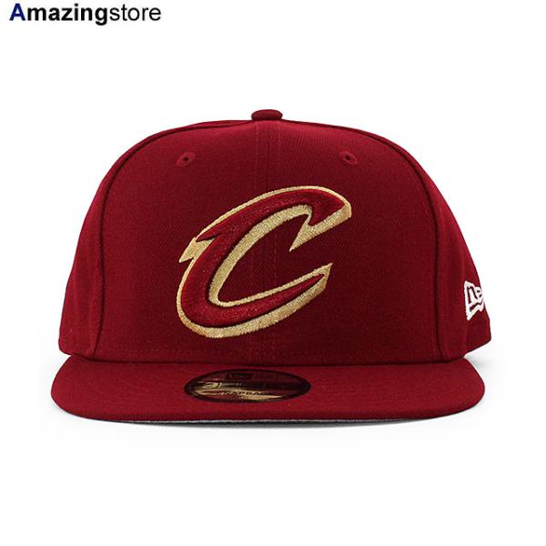 ニューエラ キャップ 9FIFTY クリーブランド キャバリアーズ NBA TEAM BASIC SNAPBACK CAP BURGUNDY
