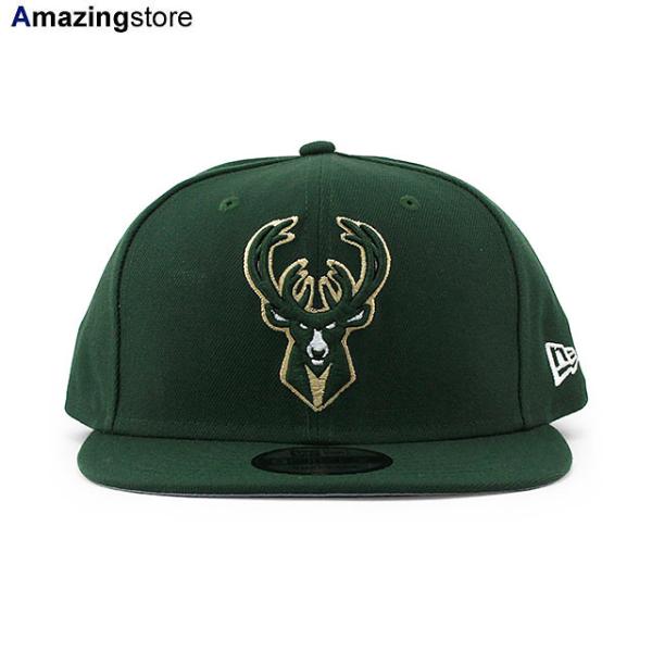 ニューエラ キャップ 9FIFTY ミルウォーキー バックス NBA TEAM BASIC SNAPBACK CAP GREEN