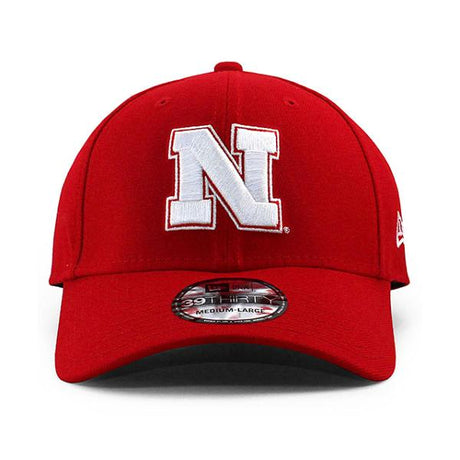 ニューエラ キャップ 39THIRTY ネブラスカ コーンハスカーズ NCAA TEAM CLASSIC FLEX FIT CAP RED