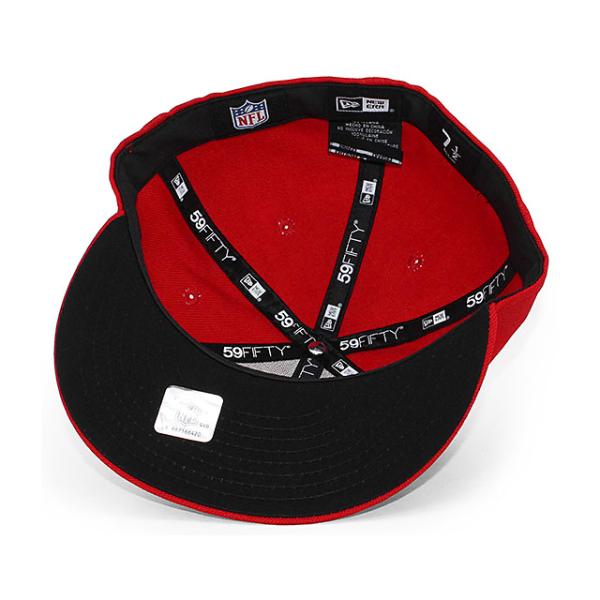 ニューエラ キャップ 59FIFTY ラスベガス レイダース NFL TEAM SCRIPT FITTED CAP RED