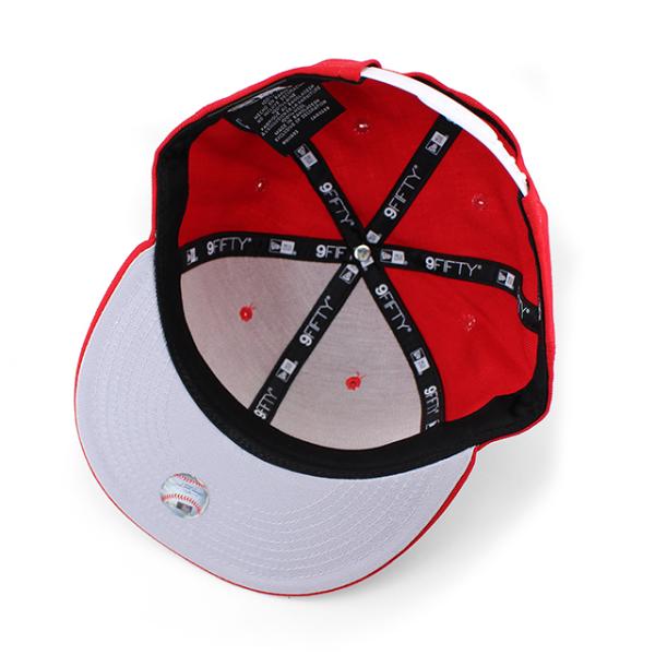 ニューエラ キャップ 9FIFTY ロサンゼルス エンゼルス MLB REPLICA SNAPBACK CAP RED