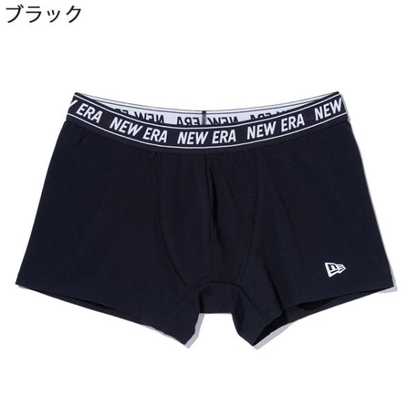 ニューエラ ボクサーパンツ BOXER UNDERWEAR NEW ERAブラック チャコール ネイビー メンズ 下着 アンダーウエアー