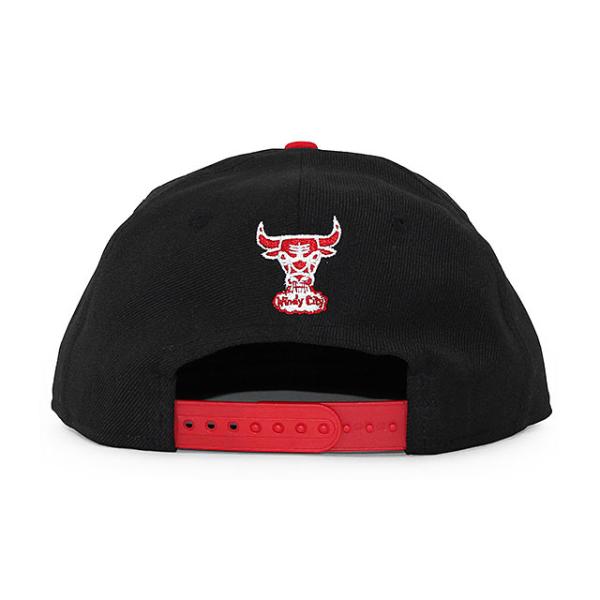 ニューエラ シカゴ ブルズ 9FIFTY スナップバック  NBA 2T FLAWLESS-SCRIPT SNAPBACK CAP BLACK-RED  NEW ERA CHICAGO BULLS