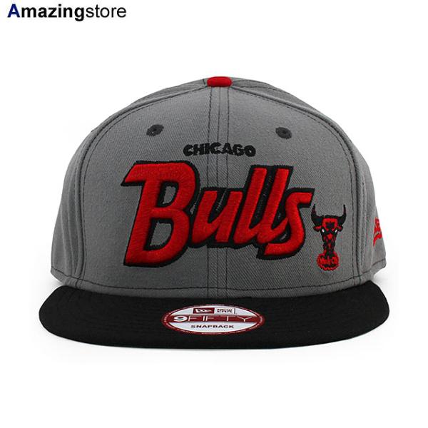 ニューエラ キャップ 9FIFTY シカゴ ブルズ NBA 2T FLAWLESS-SCRIPT SNAPBACK CAP GREY-BLACK NEW ERA CHICAGO BULLS