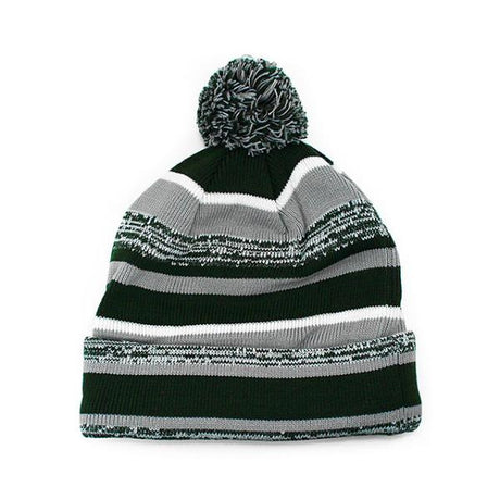 ニューエラ ニットキャップ ビーニー ミシガンステイト スパルタンズ  NCAA STADIUM SPORT KNIT BEANIE GREEN-GREY  NEW ERA MICHIGAN STATE SPARTANS