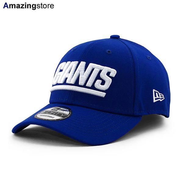 ニューエラ キャップ 9FORTY ニューヨーク ジャイアンツ NFL THROWBACK THE LEAGUE ADJUSTABLE CAP BLUE