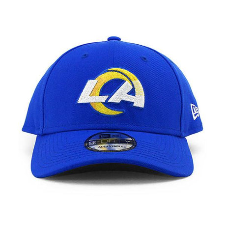 ニューエラ キャップ 9FORTY ロサンゼルス ラムズ NFL THE LEAGUE ADJUSTABLE CAP BLUE